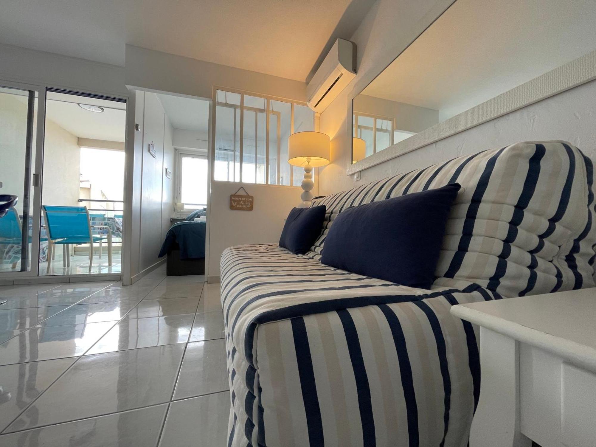 T2 Vue Mer Canet Plage - Le Petit Paradis Exterior photo