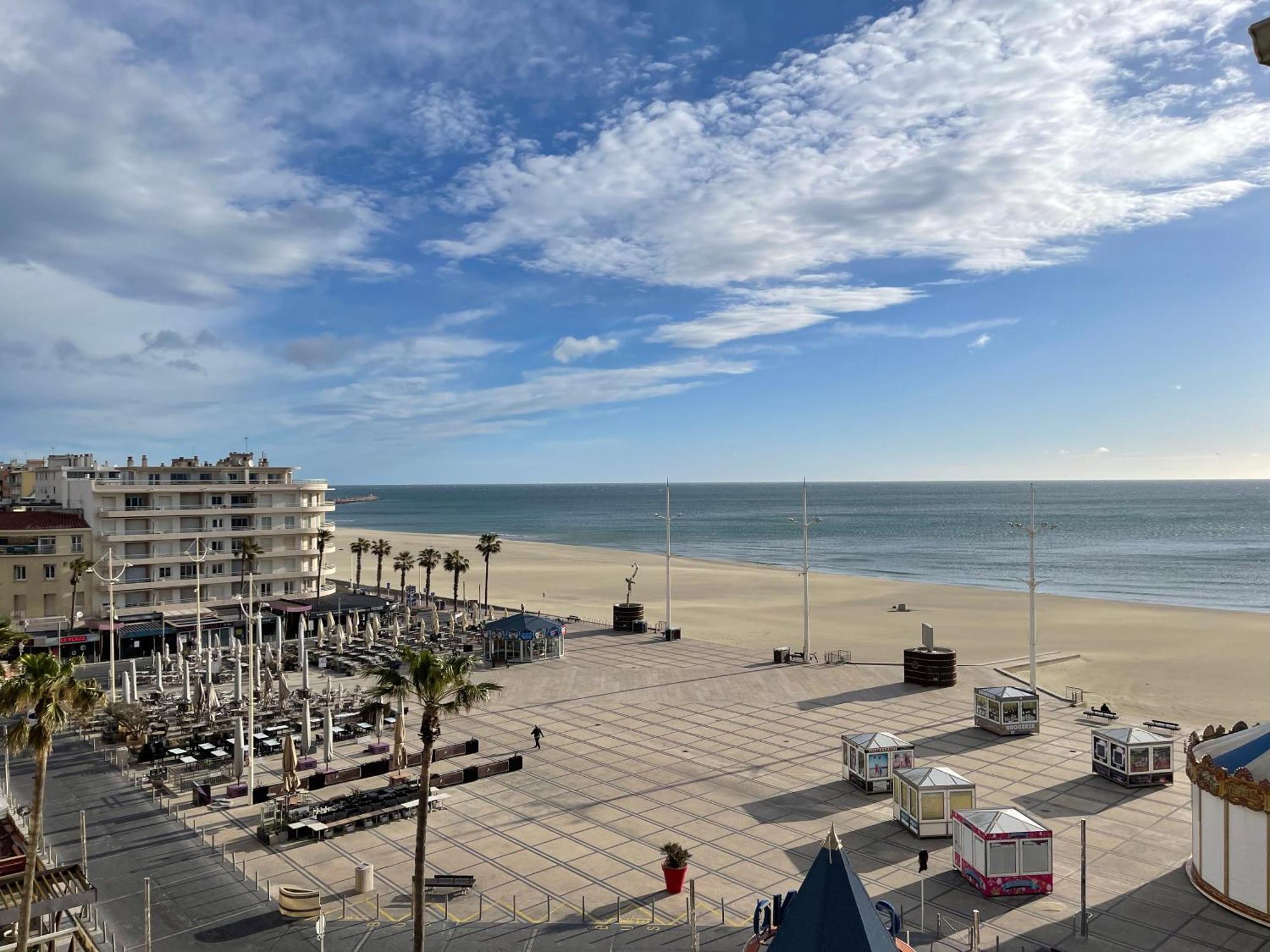 T2 Vue Mer Canet Plage - Le Petit Paradis Exterior photo