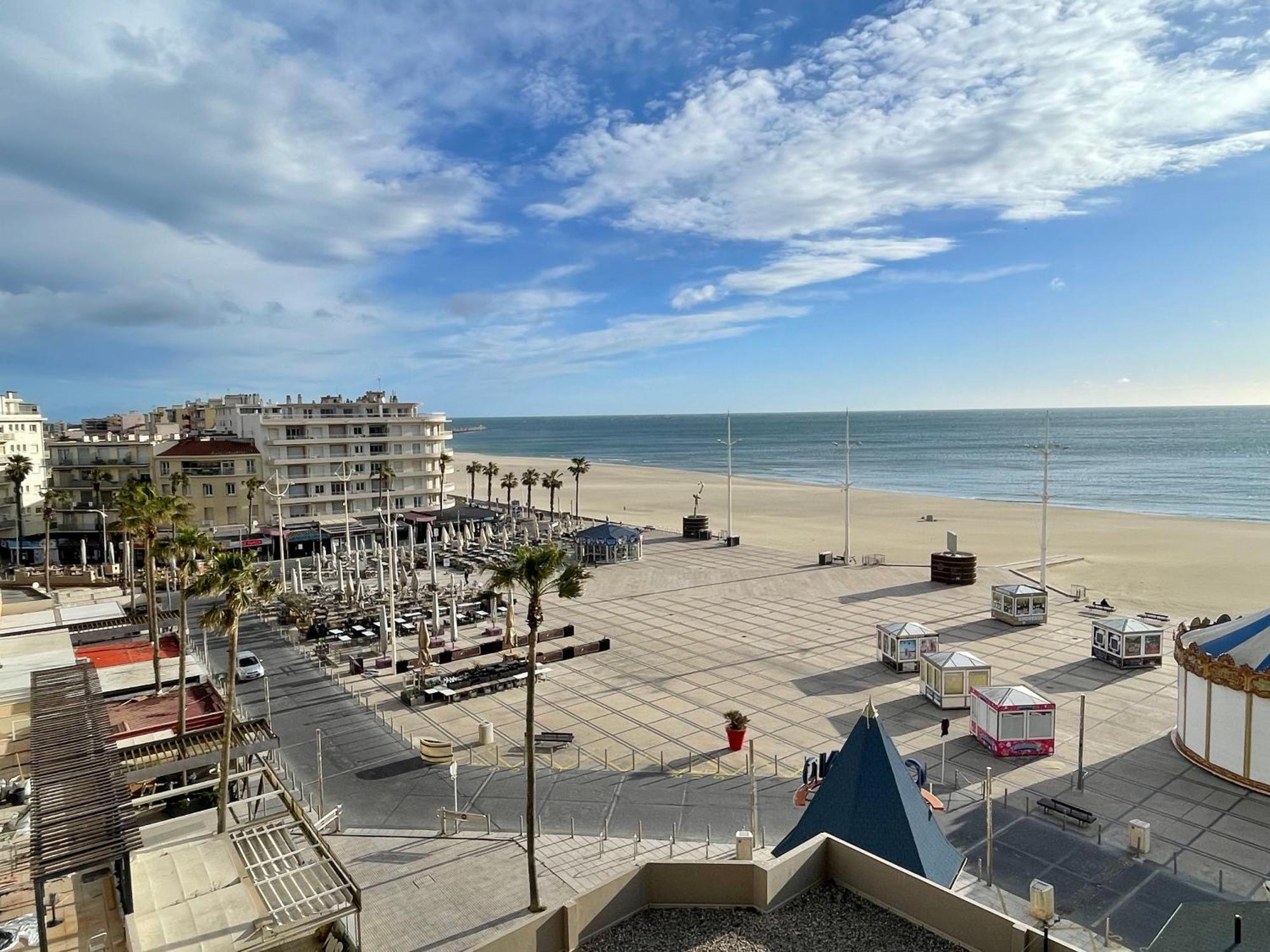 T2 Vue Mer Canet Plage - Le Petit Paradis Exterior photo